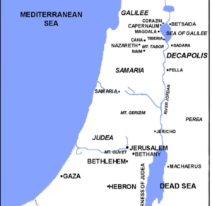 Map of Israel