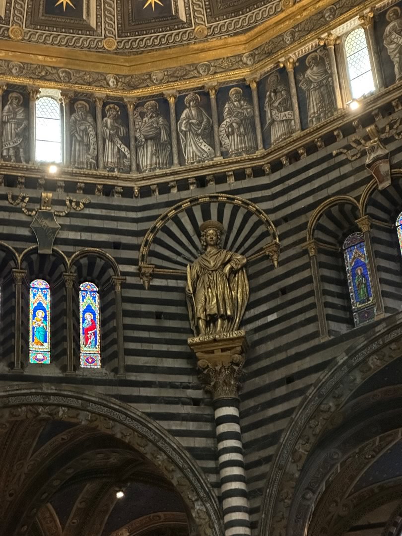 Italy-Siena Golden Dome-Siena Cathedral